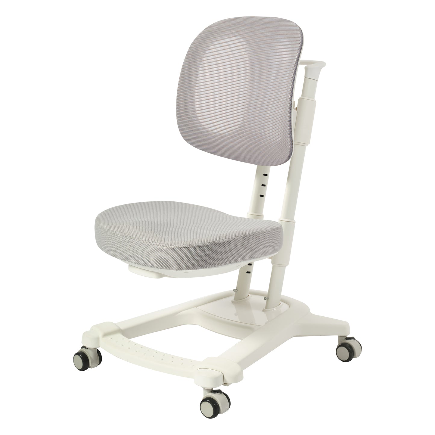 Kids Desk Chair, Computer Chairs with Armrest and Footrest for Boys Girls Cute Mesh Ergonomic with Adjustable Height Swivel Safe Sit-Locking Casters