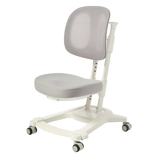 Kids Desk Chair, Computer Chairs with Armrest and Footrest for Boys Girls Cute Mesh Ergonomic with Adjustable Height Swivel Safe Sit-Locking Casters