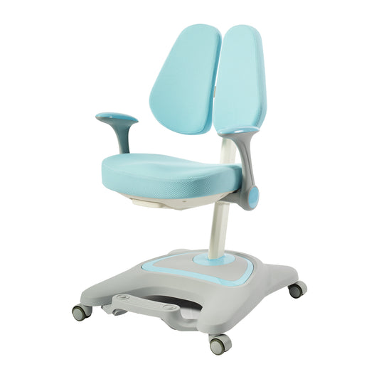 Kids Desk Chair, Height Adjustable Children Study Chair, Swivel Mesh Task Student Chair, Universal Casters, Child Computer Desk Chair for Boys Girls Age