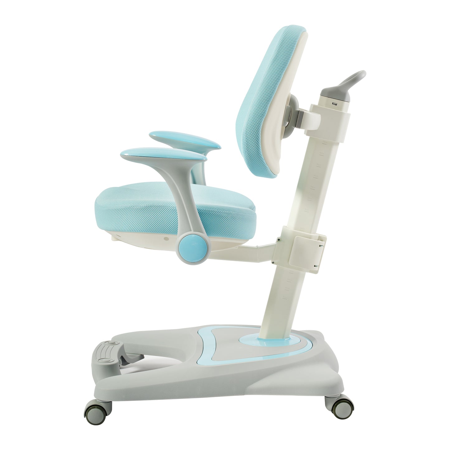 Kids Desk Chair, Height Adjustable Children Study Chair, Swivel Mesh Task Student Chair, Universal Casters, Child Computer Desk Chair for Boys Girls Age